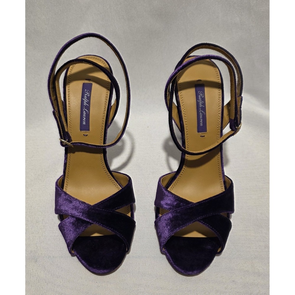Ralph Lauren Purple Label 800930560002 Kandice Women's Purple Heels. NWBSize 8.5